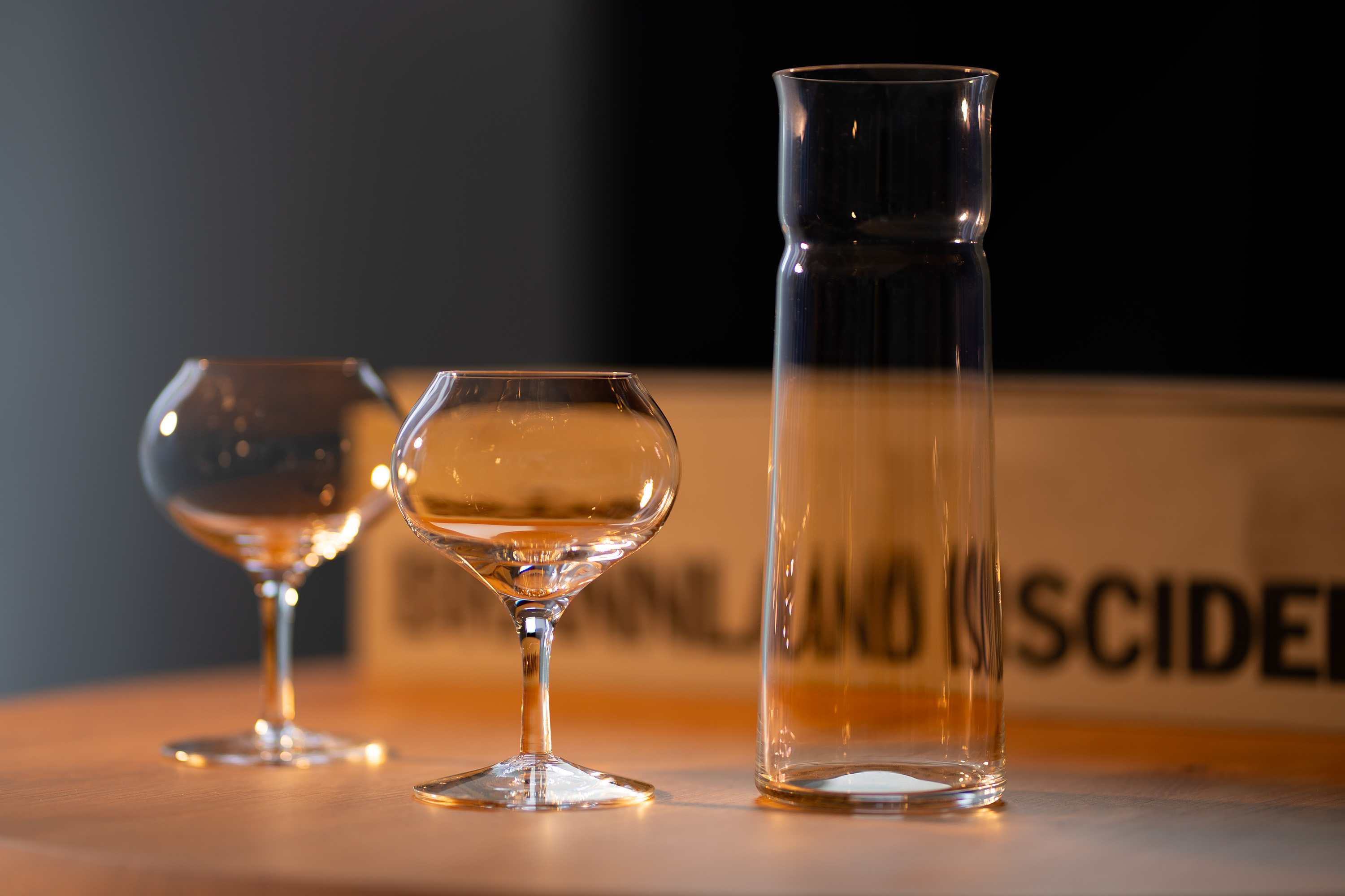 La Pomme Set — glas och karaff